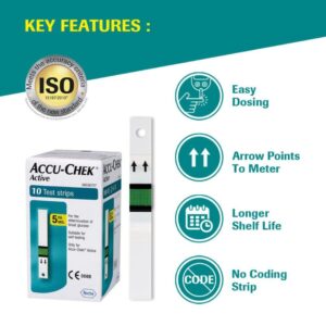 Accu-Chek Active Test Strips | Pack of 50 Strips - Image 2