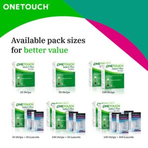OneTouch Select Plus Test Strips | Pack of 25 Strips - Image 4