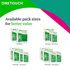 OneTouch Select Plus Test Strips | Pack of 50 Strips - Image 6