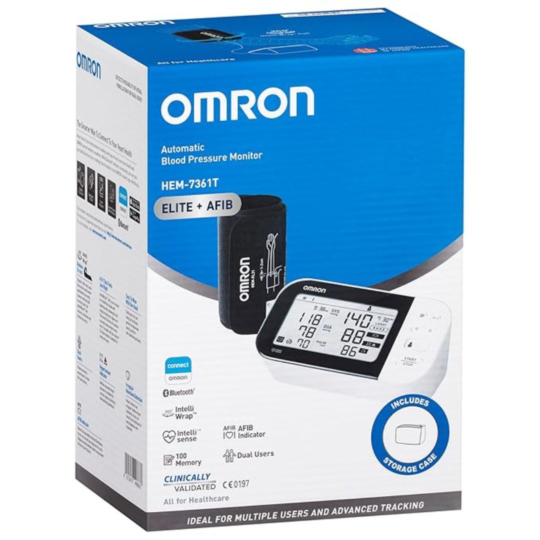 Omron HEM 7361T Bluetooth Blood Pressure Monitor