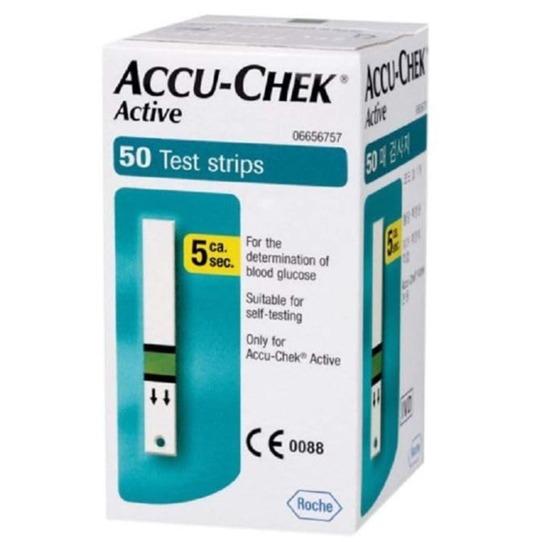 Accu-Chek Active Test Strips | Pack of 50 Strips