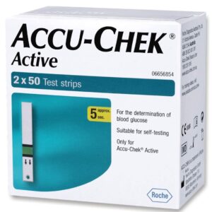 Accu-Chek Active Test Strips | Pack of 100 Strips