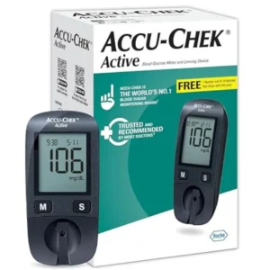 Accu-Chek Active Blood Glucose Glucometer With  10 Strips