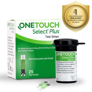 OneTouch Select Plus Test Strips | Pack of 25 Strips