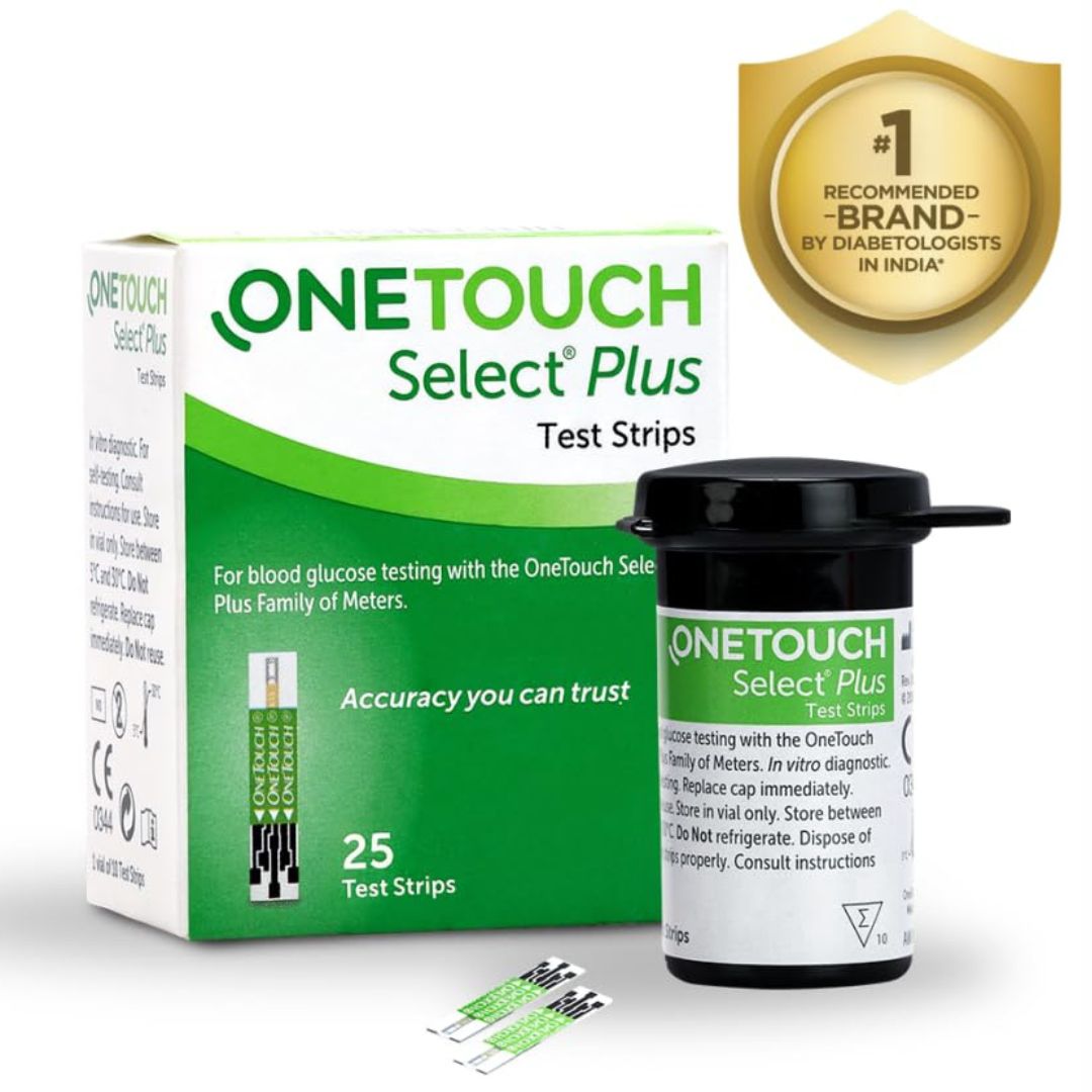 OneTouch Select Plus Test Strips | Pack of 25 Strips