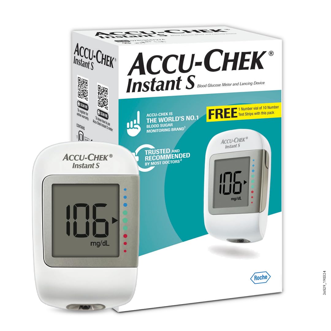 Accu-Chek Instant S Blood Glucose Glucometer Kit