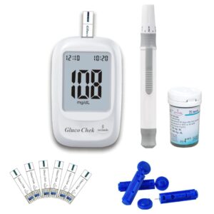 Aspen Gluco Chek 5 Seconds Glucometer Kit with 25 Test Strips