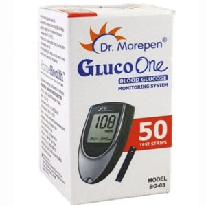 Dr. Morepen BG-03 Blood Glucose Test Strips, 50 Strips