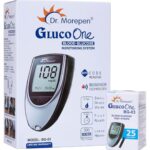 DR. MOREPEN GlucoOne Blood Glucose Monitor Model BG 03 with 25 Strips