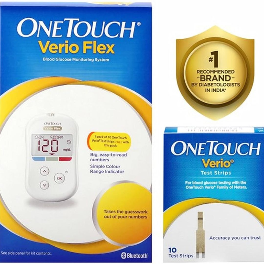 OneTouch Verio Flex glucometer machine